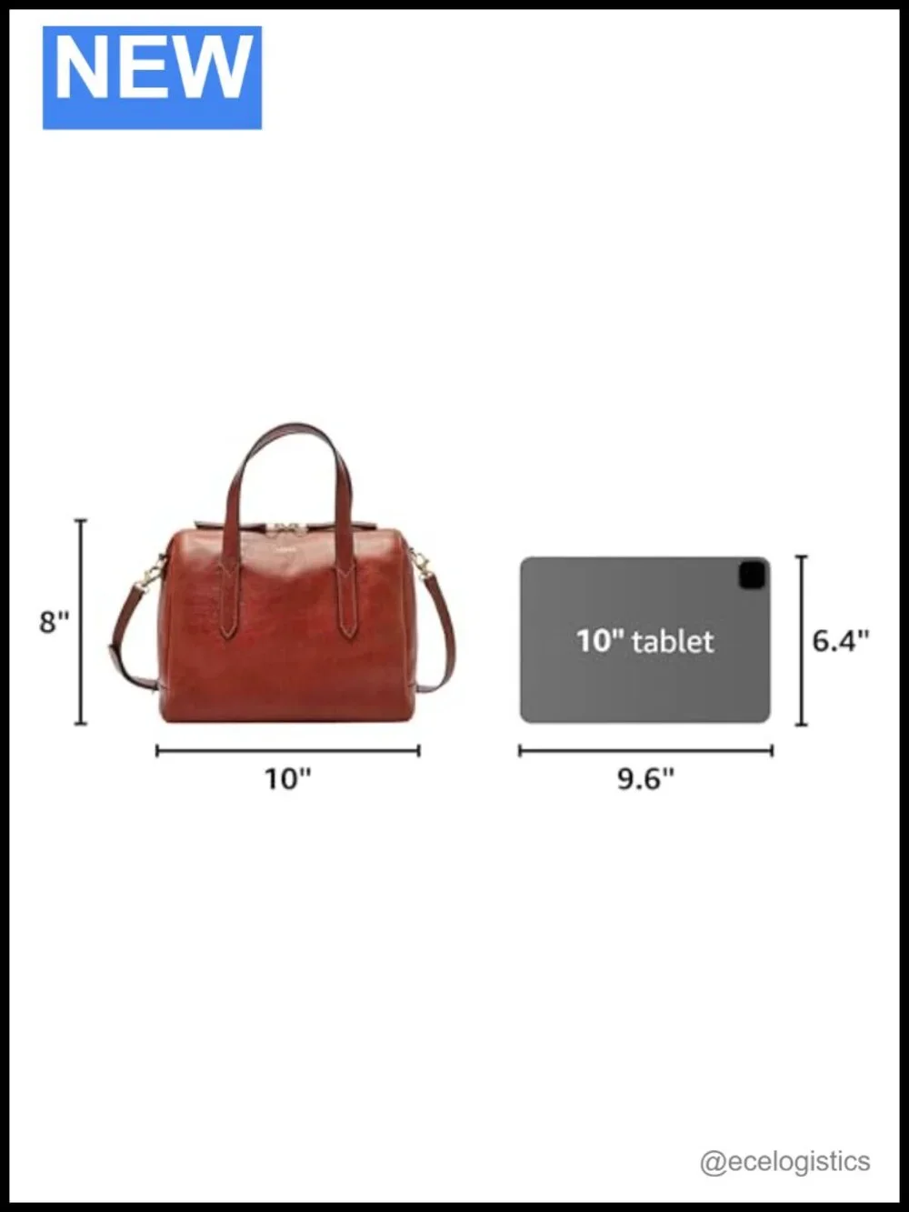 Genuine Leather Satchel Bag Crossbody Purse Handbag